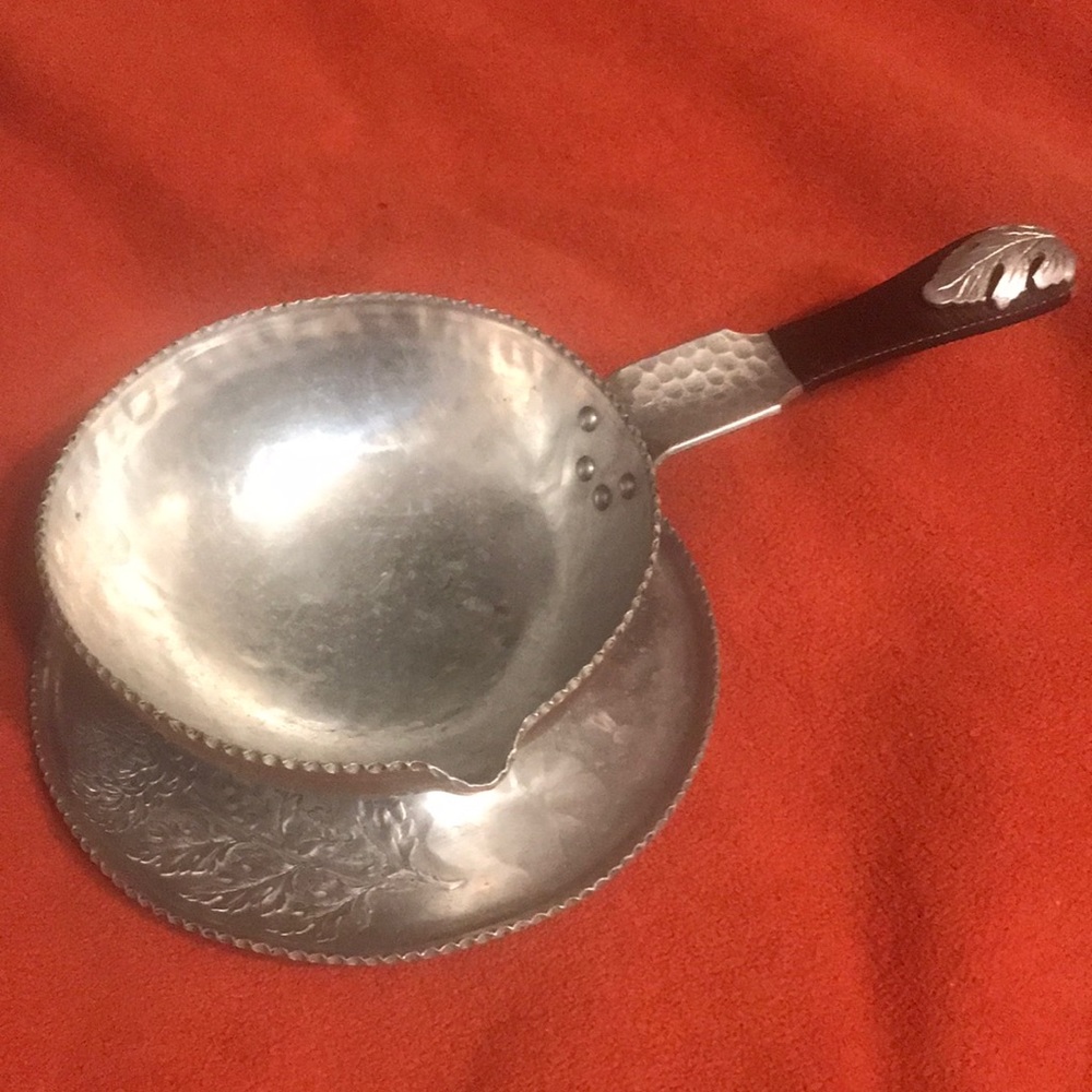 Vintage Wrought continental mark Gravy Boat